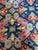 2020s Thibaut F910829 Persian Carpet Navy Cotton Fabric 4 1/2 Yards For Sale - Image 5 of 6