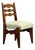 Guillerme & Chambron, Dining Chair, Oak, Green Fabric, France, 1950s For Sale