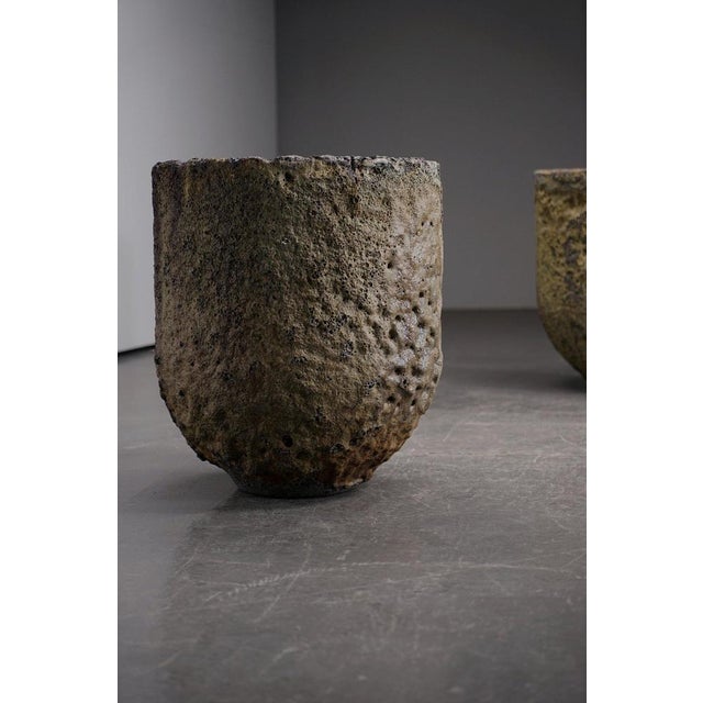 Gray Belgian Decorative Planter, 1960s For Sale - Image 8 of 18