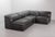 Modular Jeep Sofa in Grey Leather, 1970s, Set of 4 For Sale - Image 4 of 18