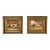 Continental Style Pair of Pastoral Landscape Paintings With Sheep For Sale