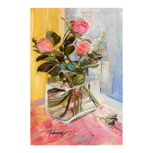 Susan Glendenning Rose Still Life Pastel