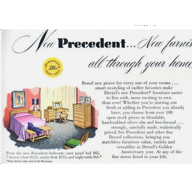 Brown Vintage Milo Baughman for Drexel Precedent Nightstand Chest For Sale - Image 8 of 8