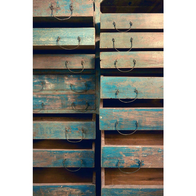 Wooden Workshop Cabinet, 1940s For Sale - Image 9 of 10