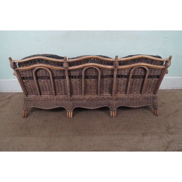 Braxton Culler Wicker Sofa Chairish