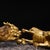 Pair of Antique Gilt Bronze Qilin Statues, Mythical Beast Figures, 2.3kg For Sale In Los Angeles - Image 6 of 9