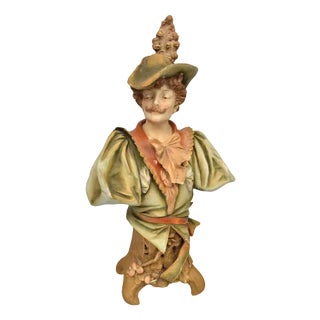 Porcelain Figure Male Bust For Sale