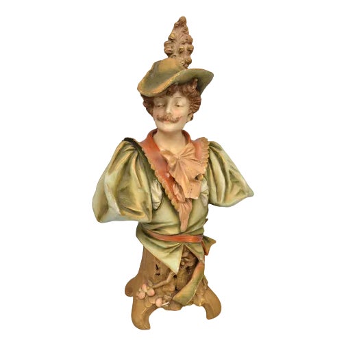 Porcelain Figure Male Bust For Sale