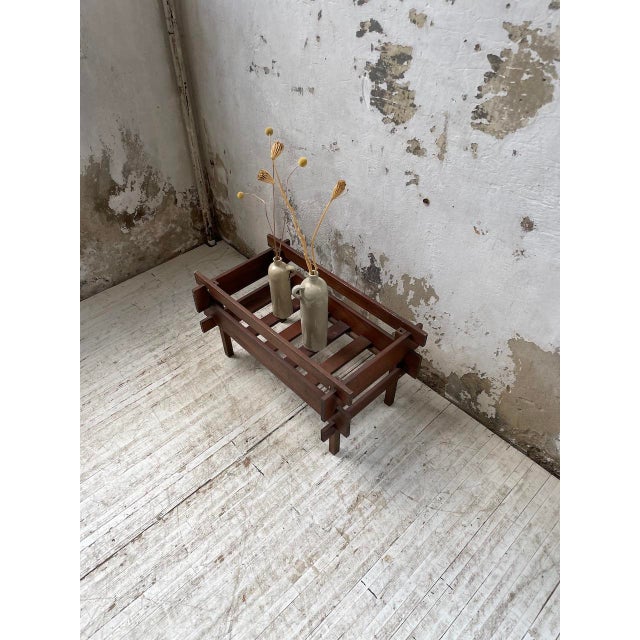 1950s Small Modern Oak Planter, 1950s For Sale - Image 5 of 18