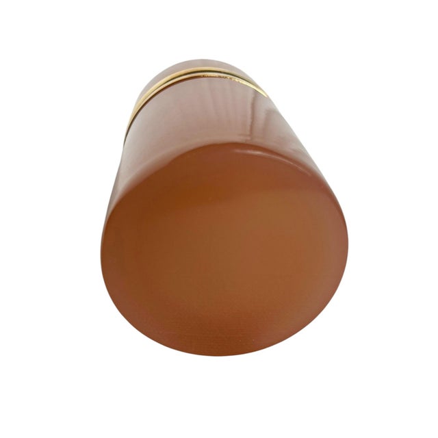 French Pink Opaline Glass Canister For Sale - Image 4 of 4
