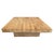 Andrianna Shamaris Impressive Square Natural Teak Wood Coffee Table For Sale - Image 9 of 18