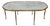 Coffee Table in Gilt Bronze and Aged Mirror from Baguès, 1950s For Sale