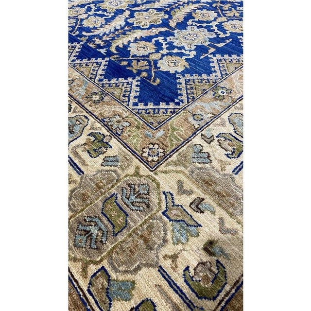 Exact Size: 9'0" x 11'7" Age: New Materials: Wool Construction: Hand Knotted Origin: Pakistan Care Guide: Expect shedding...