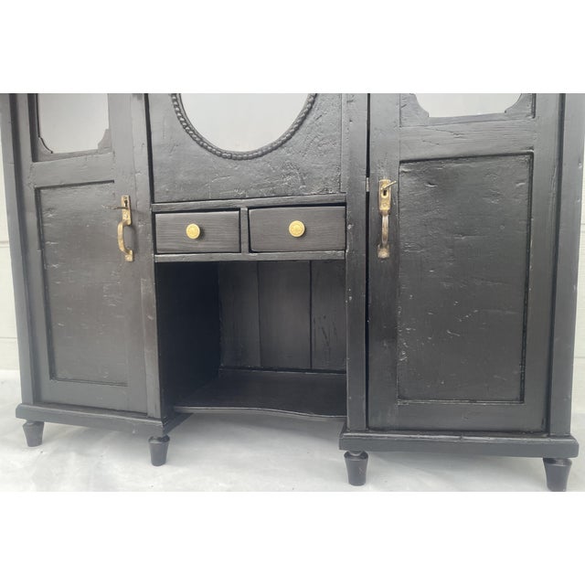 Antique Black Sideboard, 1890s For Sale - Image 17 of 18