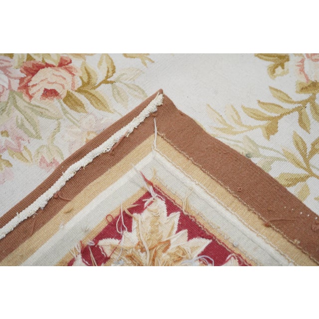 Aubusson Rug 8'0'' X 10'0'' For Sale - Image 11 of 11
