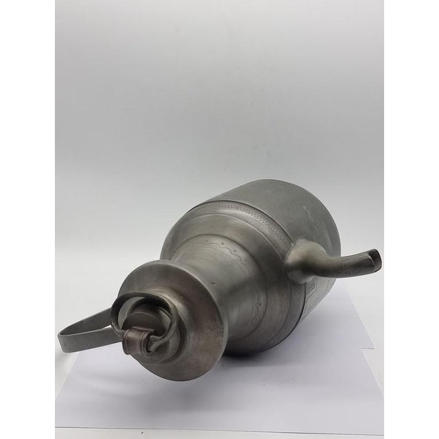 Art Nouveau Tin and Pewter Jug For Sale - Image 14 of 16