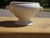 Antique Digoin Sarreguemines French earthenware tureen with lid. Features subtle raised motifs, a rosebud depicted on the...