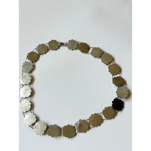 1970s Mexican Sterling Silver & Turquoise Concho Belt For Sale In Seattle - Image 6 of 8