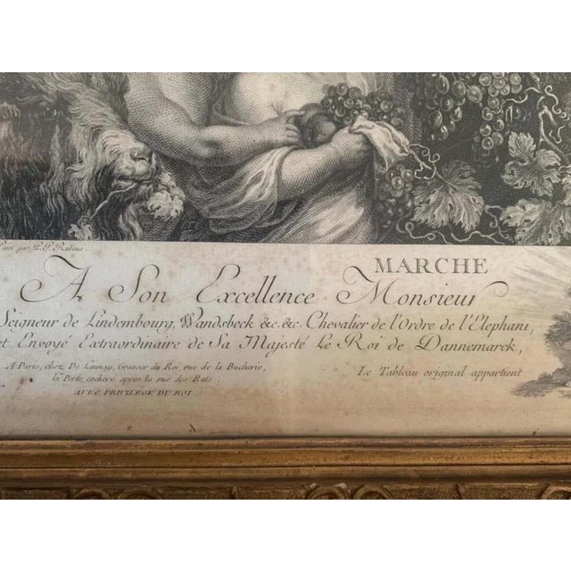 Pierre Paul Rubens, Silènes Walk, 18th Century, 1800s, Engraving on Paper For Sale - Image 9 of 12