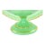 French Green Opaline Baccarat Crystal Engraved & Gilt Napoleon III Punch Bowl For Sale