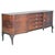 Italian Art Deco Sideboard with Display Cabinet in Walnut Veneer from Fratelli Mora, 1920s For Sale - Image 3 of 12