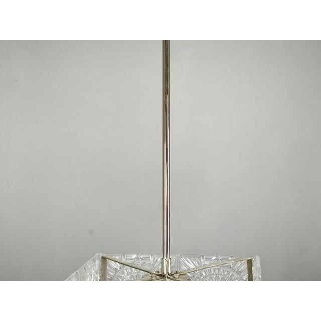 Crystal Cube Pendant Lights by Lustry Kamenický Šenov, 1970s, Set of 2 For Sale - Image 13 of 18