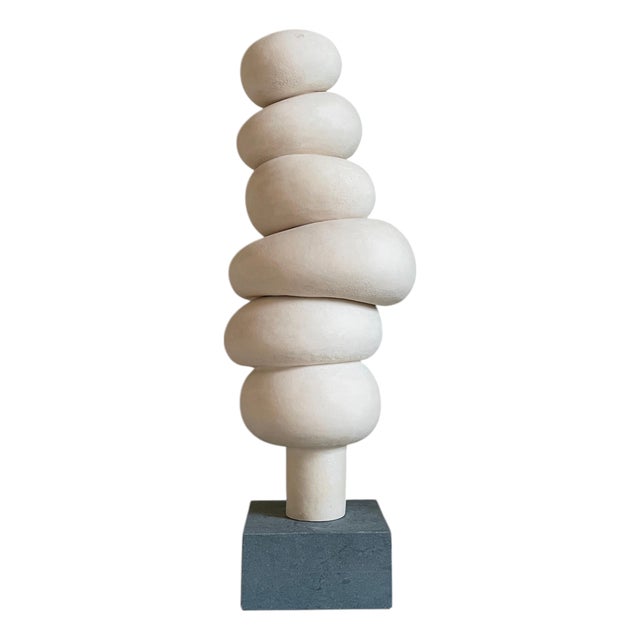 Modder Observing Ceramic Sculpture by Françoise Jeffrey For Sale