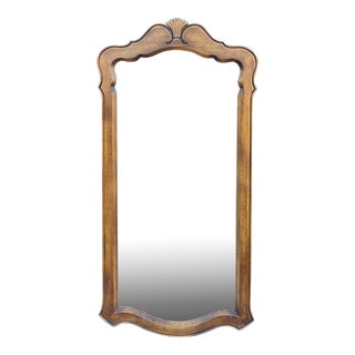 1980s Ethan Allen Country French Vertical Wall Mirror (26-5300 Fruitwood) For Sale