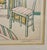 Lloyd Van Pitterson, Vintage Fauvist Color Lithograph Porch Scene Jamaican Artist Van Pitterson For Sale - Image 4 of 7