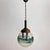 1970s Large Space Age Murano Glass Pendant Light with Colored Bands, 1970s For Sale - Image 5 of 6