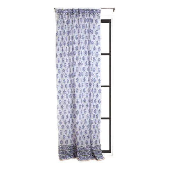 Riya 45" X 96" Lavender/Blue Curtain For Sale