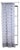Riya 45" X 96" Lavender/Blue Curtain For Sale