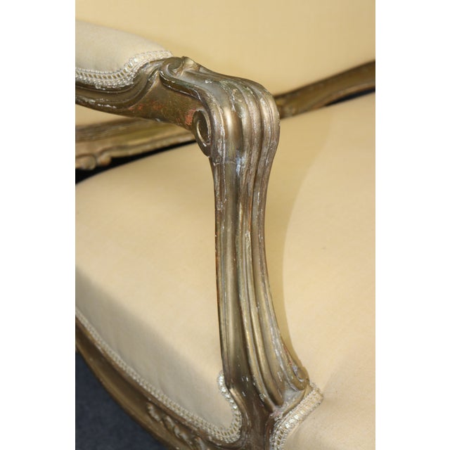 Late 19th Century French Pair of French Louis XV Marquis For Sale In Philadelphia - Image 6 of 15