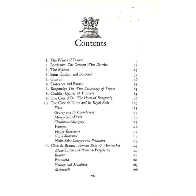 1950s "Wines of France" 1958 Lichine, Alexis For Sale - Image 5 of 6