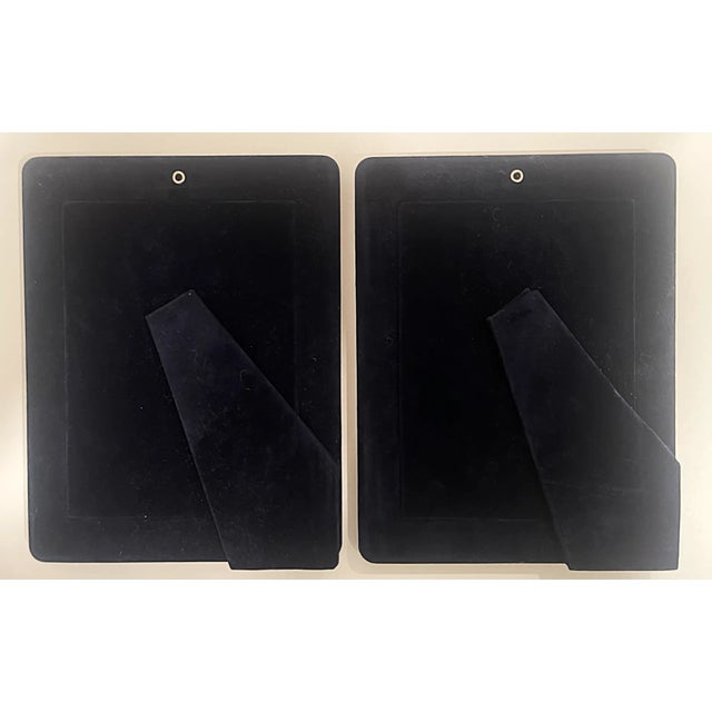 Vintage Silver Plate Picture Frames by Wallace - A Pair For Sale - Image 10 of 15