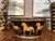 Antique English Planter Jardiniere Horse Equine Black Decoupage Tole Metal c1900. Direct from southern England, a striking...
