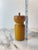 Tan Vintage Danish Modern White Oak Salt or Pepper Grinder With Brass Hardware — Scandinavian European Kitchenware For Sale - Image 8 of 8