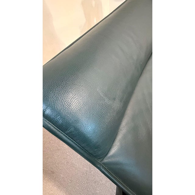 Vintage DS 450 Twist Leather Sofa by Thomas Althaus for de Sede, 1990s For Sale - Image 9 of 11