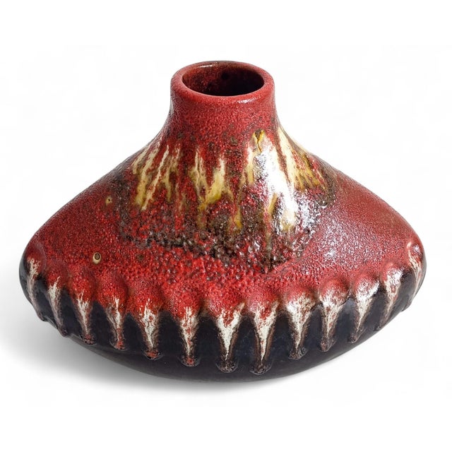 1950s Sculptural West German Art Pottery Vase by Carstens Tönnieshof, 1950s For Sale - Image 5 of 18