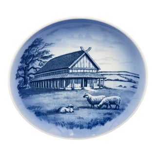 Dak Viking Royal Copenhagen Roskilde Denmark Annual 1977 Plate For Sale