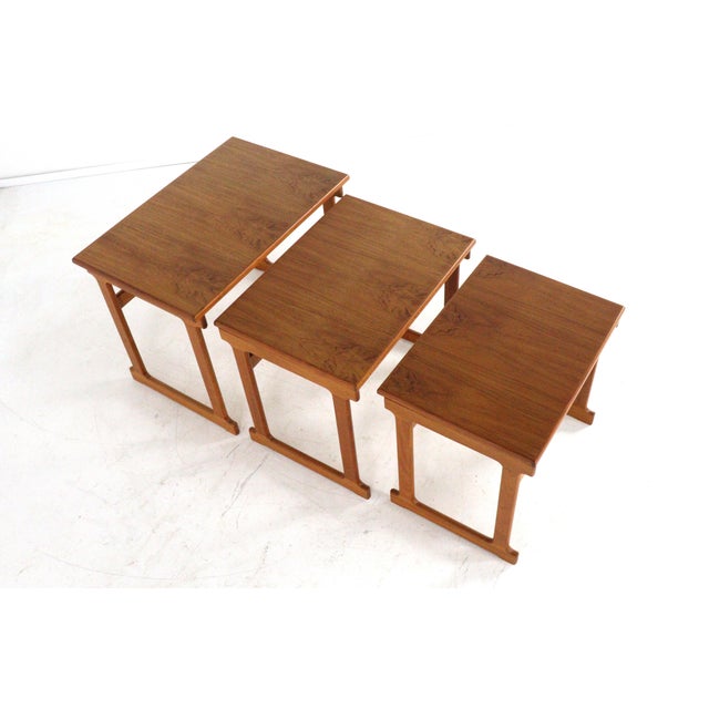 Fugdal Nesting Tables from Trioh, Denmark, 1960s, Set of 3 For Sale - Image 13 of 15