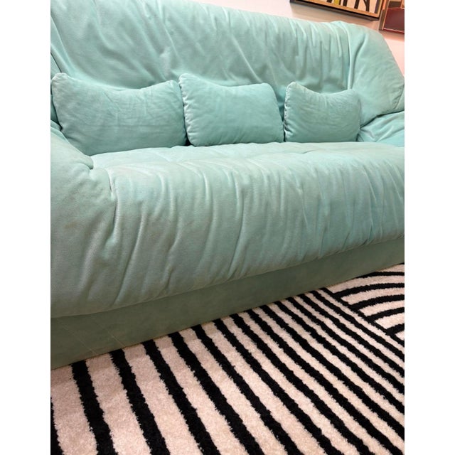 Postmod Ekornes Seafoam Sofa For Sale - Image 12 of 12