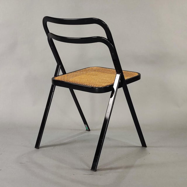Folding Chairs by G. Cattelan for CiDue, 1970s, Set of 8 For Sale - Image 4 of 15