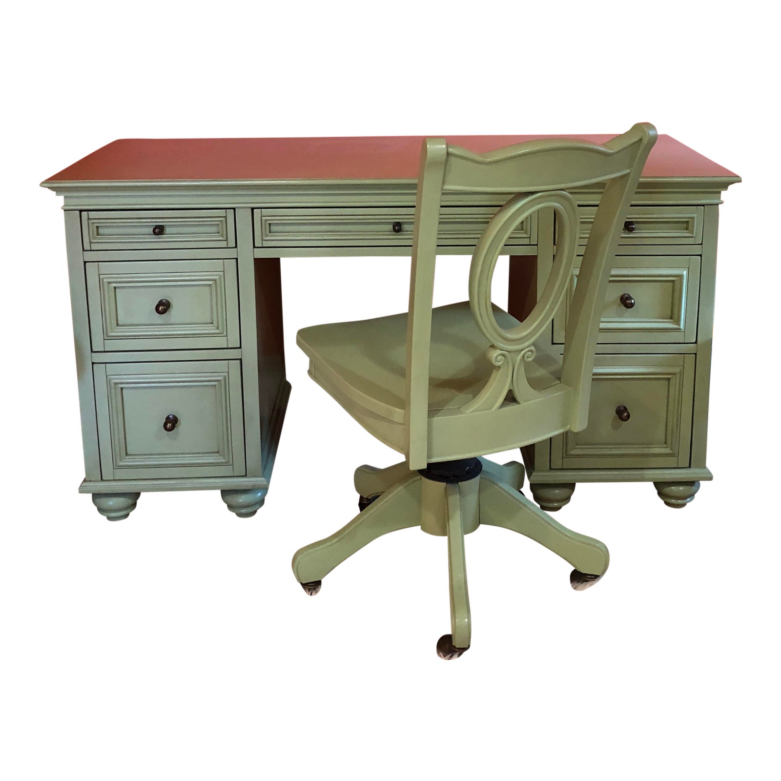 Pottery Barn Teen Desk & Desk Chair Chairish