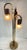 Mid-Century Modern Vintage Italian Floor Lamp with Crystal Bowls, 1970s, 1960s For Sale - Image 3 of 13