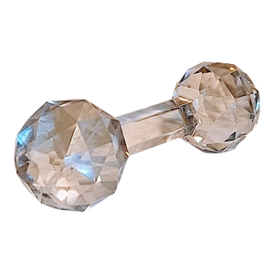 Vintage Clear Cut Glass Knife Rest