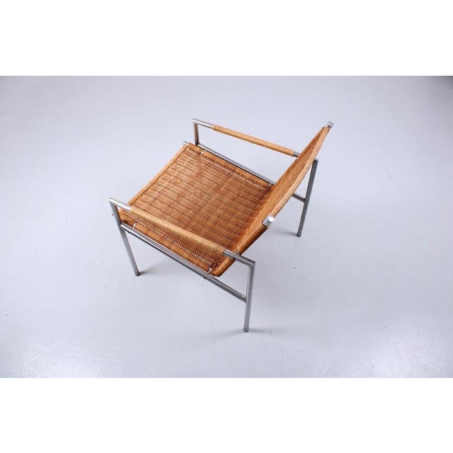 Rattan SZ01 Lounge Chair by Martin Visser for T Spectrum, 1960s For Sale - Image 6 of 18