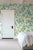 Limoncello Floral & Lemon Grasscloth Wallpaper by House Party | White Blossom | 6 Yards For Sale In Charlotte - Image 6 of 7