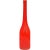 Vintage Murano Fratelli Toso Red Orange Gold Flecks Italian Art Glass Squared Bottle Flower Vase For Sale - Image 9 of 9