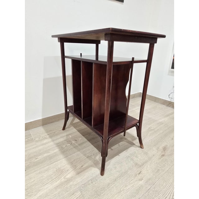 Thonet Bentwood Music Stand by Michael Thonet for Gebrüder Thonet Vienna Gmbh, 1910 For Sale - Image 4 of 15